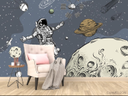 Фотообои ксмонавт - 4