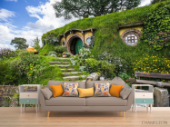 Фотообои домик в холме - 1