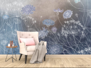 Фотообои Синие волошки - 4