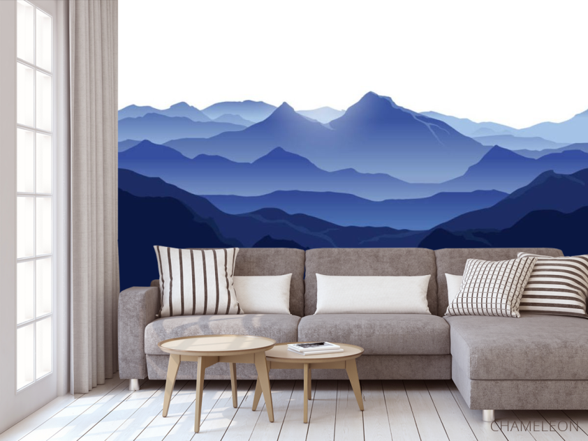 Фотообои синие горы - 3