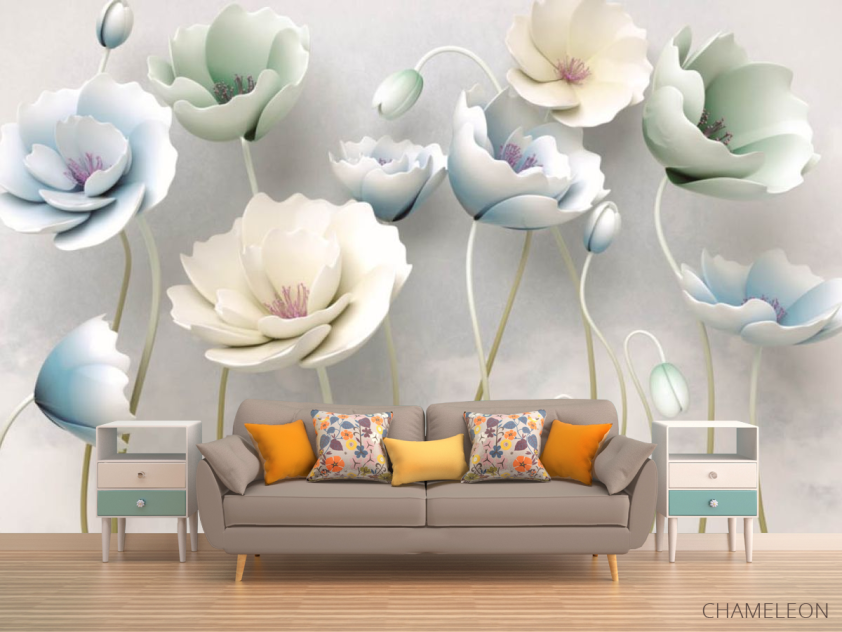 Фотообои 3d цветы - 1