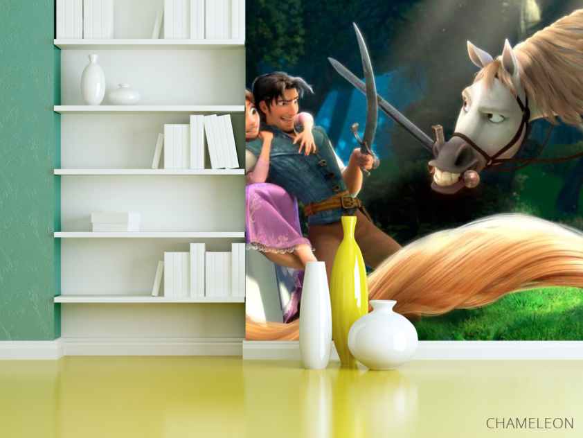 Фотошпалери Бійка з конем - 3