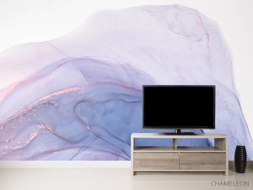 Фотообои Фиолетовый fluid art - 2