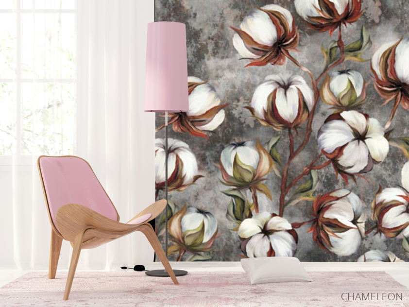 Фотошпалери Шерсть на тлі бетону - 4