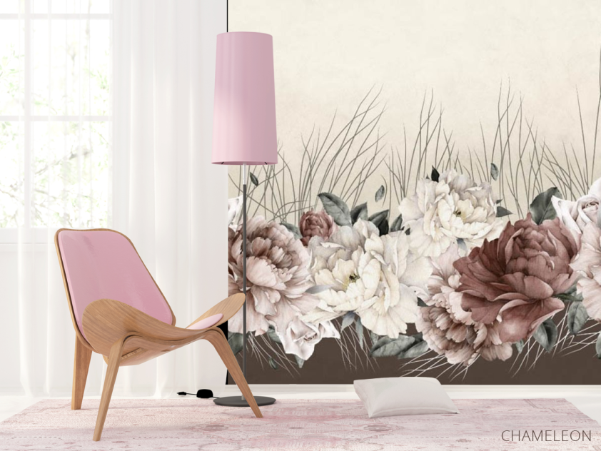 Фотошпалери Дизайнесркие півонії - 4