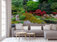 Фотообои поляна над ручейком - 3