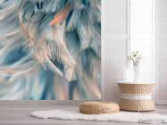 Фотошпалери бірюзові пір'я - 2