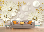 Фотообои Цветы брошки - 1