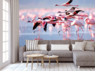 Фотообои Улетающие фламинго - 3
