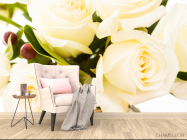 Фотообои 4 розы белых - 4