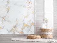 Фотошпалери мармур з золотими прожилками - 2