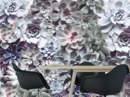 Фотошпалери 3D квіти - 1