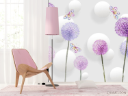 Фотошпалери кольорові кульбаби - 4