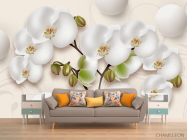 Фотообои Орхидея 3д - 1