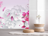 Фотошпалери 3D квіти - 2