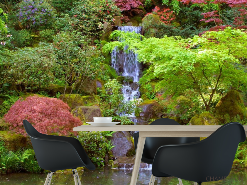 Фотошпалери Водоспад, озерце - 1