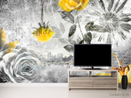 Фотообои 3d цветочная композиция - 2