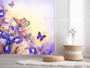 Фотообои Бабчки на цветах - 2