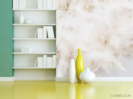 Фотошпалери Бежеві пір'я - 3