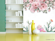 Фотошпалери Акварельні квіти - 3