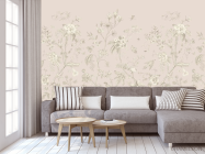 Фотообои Ветки с птицами минимализм - 3