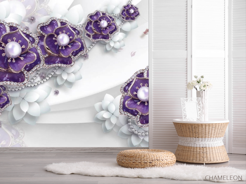 Фотошпалери 3Д брошки - 2