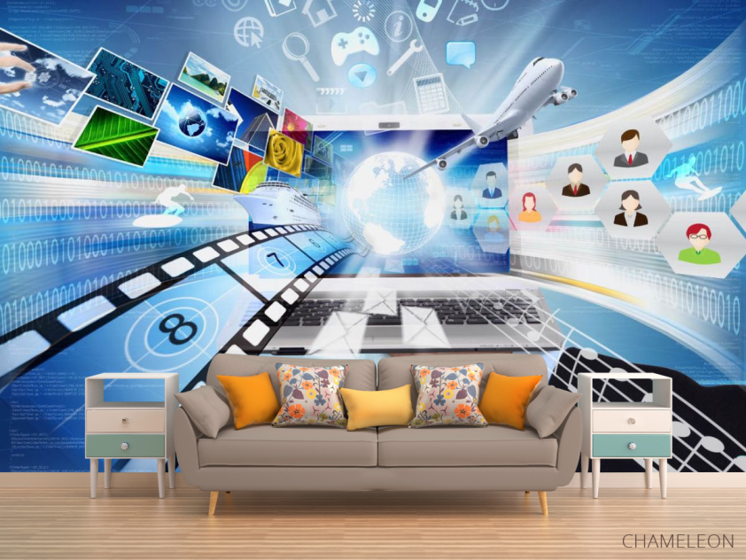 Фотообои Для кабинета информатики - 1