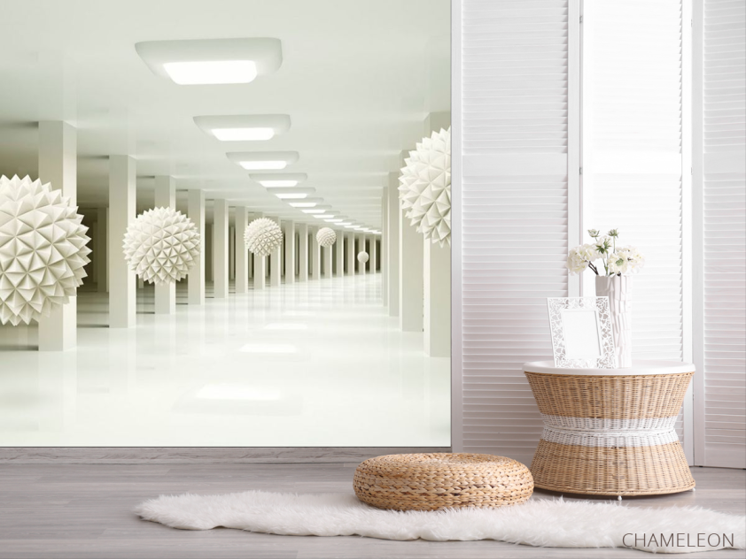 Фотошпалери Сфери в тунелі - 2