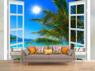 Фотообои Вид из окна на море - 1