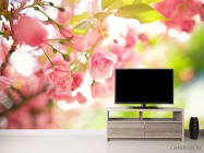 Фотообои розовые цветки - 2