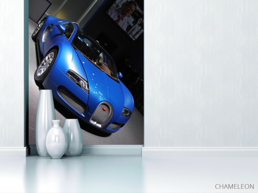 Фотообои синий Bugatti Veyron - 1