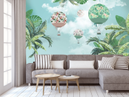 Фотообои Пальмы и воздушные шары - 3