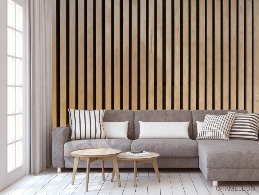 Фотообои Панели деревянные 3д - 3