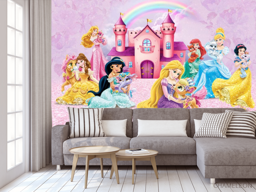 Фотообои принцессы, замок - 3