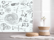 Фотошпалери Імітація шкільного зошита - 2