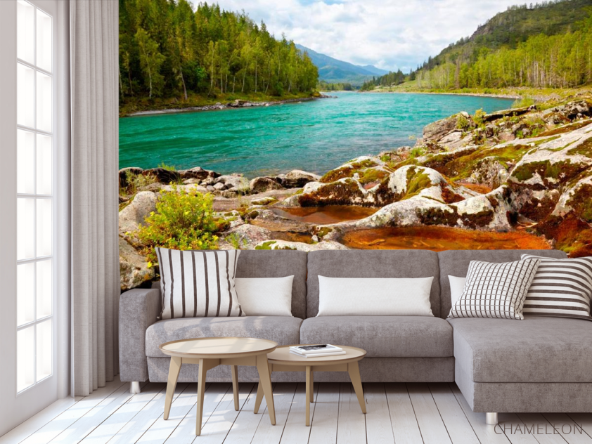 Фотообои Странный берег, горы - 3