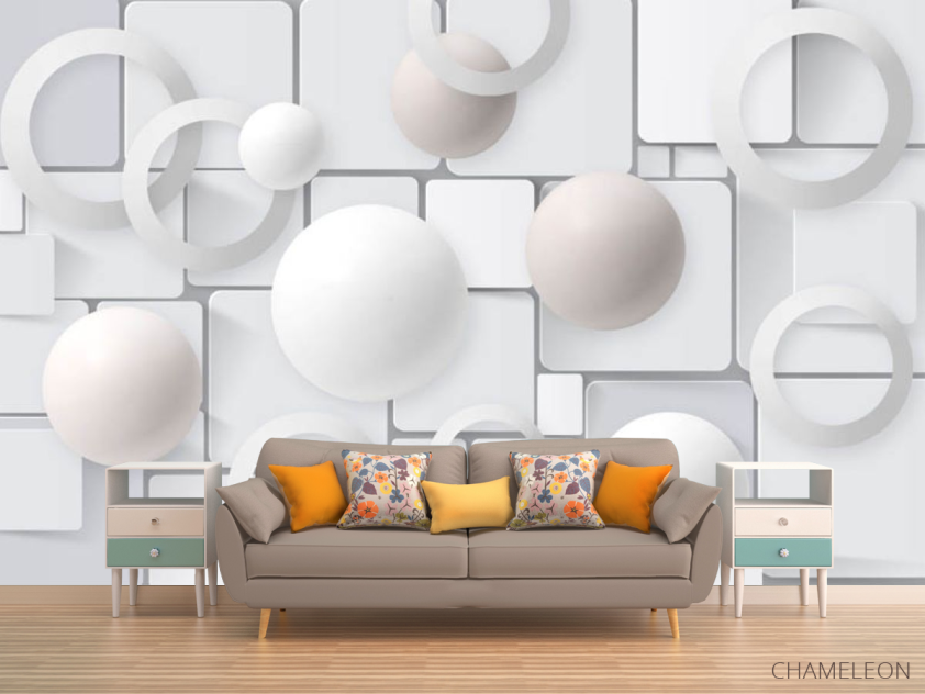 Фотообои 3д шары - 1