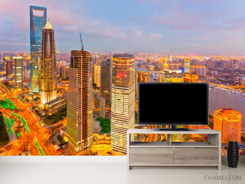 Фотообои Яркий город - 2