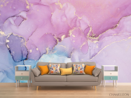 Фотообои Яркий розовый Fluid art - 1