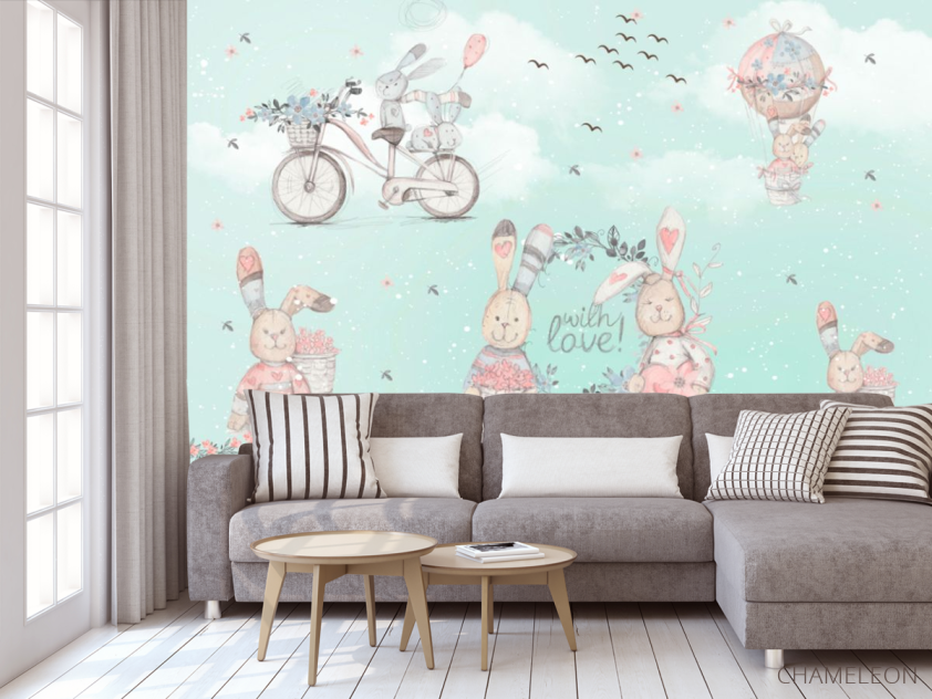 Фотообои зайчики - 3