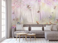 Фотообои Розовый лес - 3