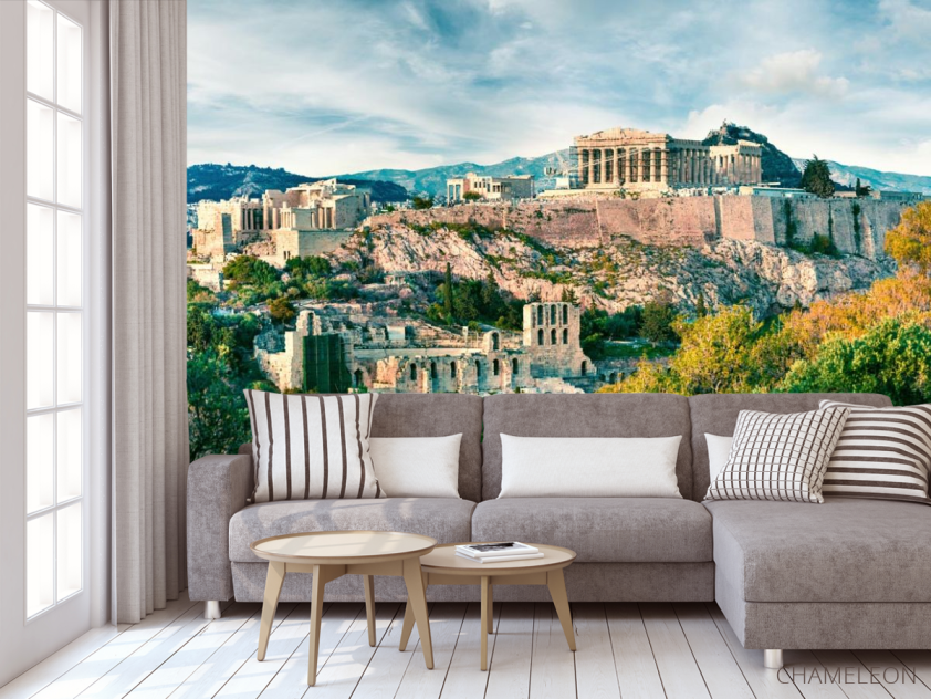 Фотообои старинные здания в горах - 3