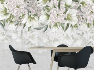 Фотошпалери квіти зі стелі - 1