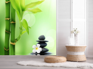 Фотошпалери бамбук в воді - 2