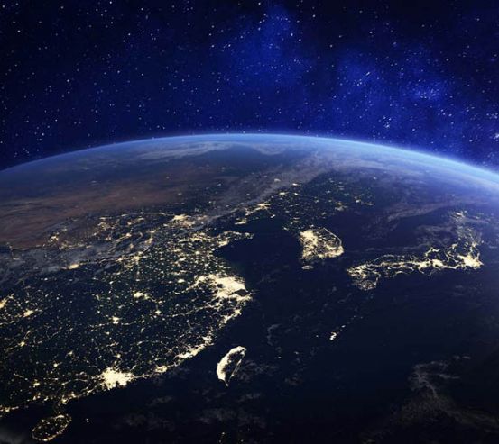 Фотообои Вид на землю с космоса 32529