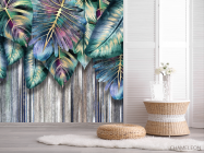 Фотошпалери Тропічні листя 3д - 2