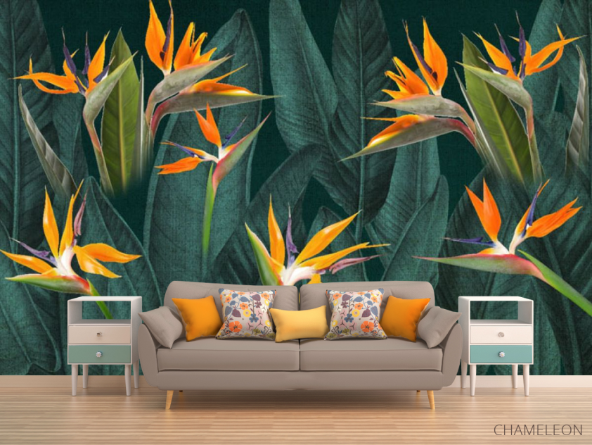 Фотообои Цветы стрелиции - 1