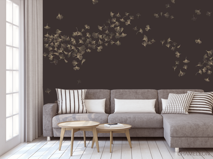 Фотообои одуванчик в стиле line art - 3