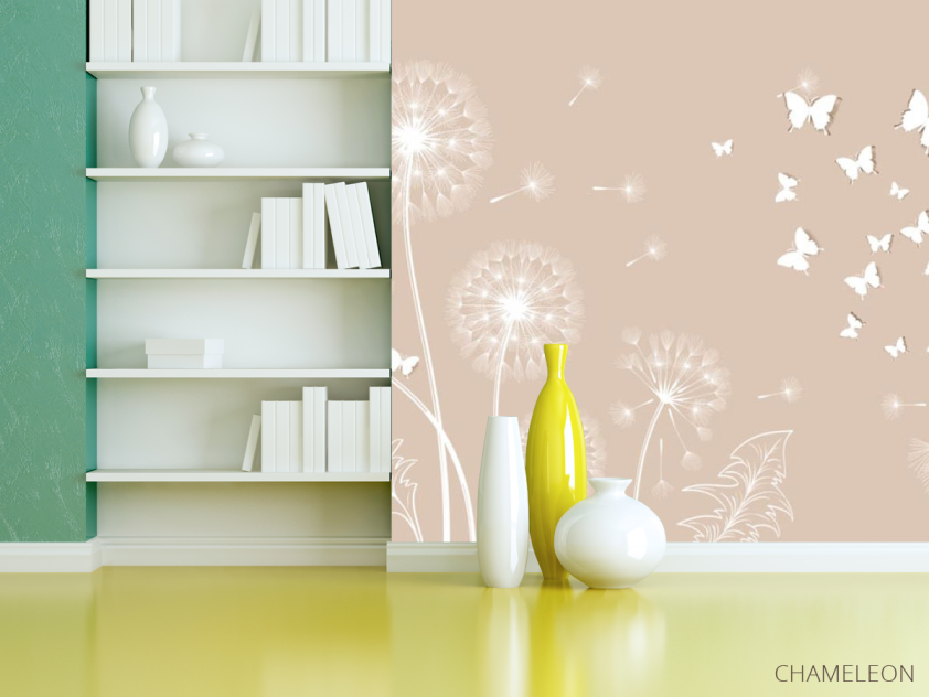 Фотошпалери векторні кульбаби - 3