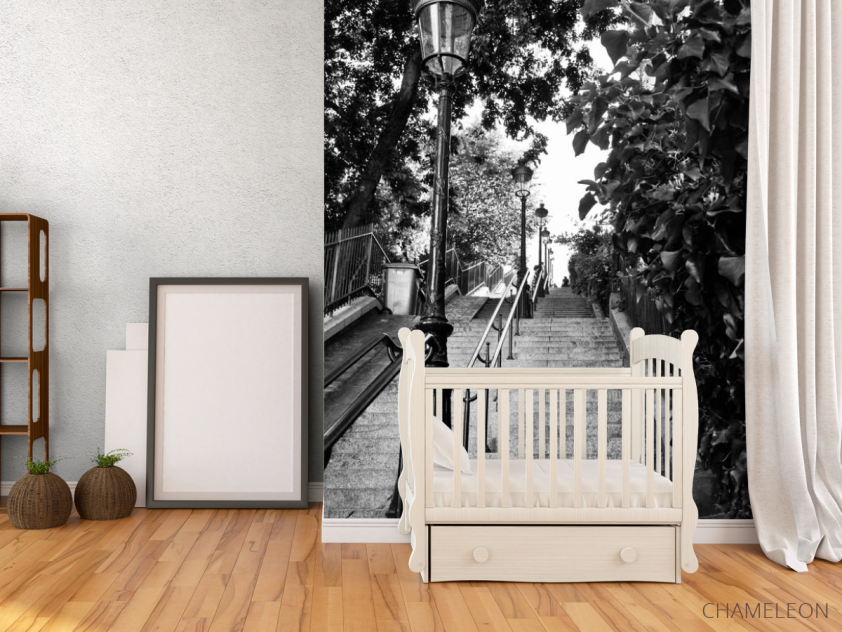 Фотообои Ступеньки и фонари - 2